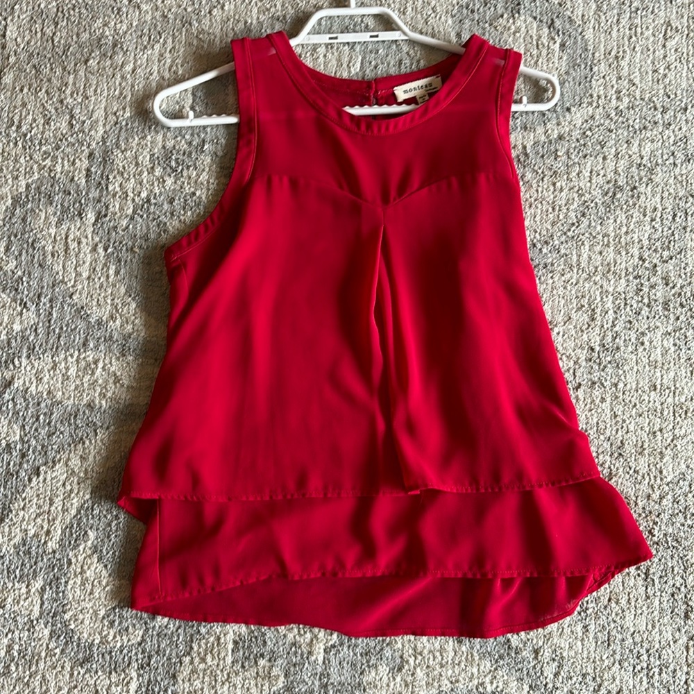 Red Blouse Monteau size M